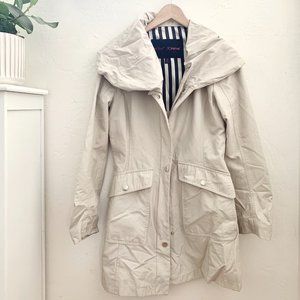 Betsey Johnson Jacket Parka Ivory XS